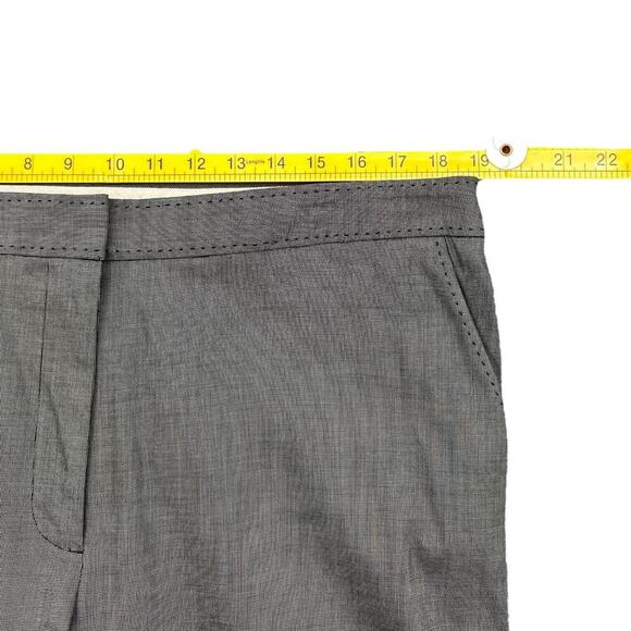 Talbots Gray Black Pin Check High-waisted Wide-leg Pants Corpcore Women Size 16 - Picture 6 of 8